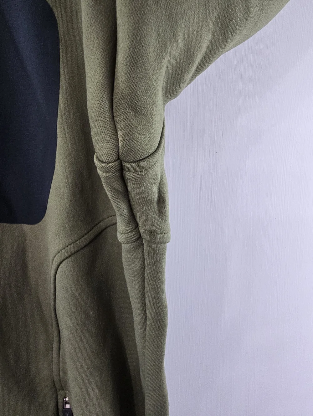 Smartwool Synergy Merino Wool Full Zip Jacket Olive Army Green Mens Size L HTF